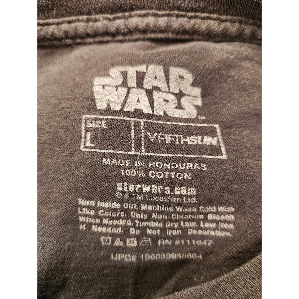 Mandalorian‎ Star Wars Grogu Baby Yoda Comic Sz L Black - Picture 5 of 5